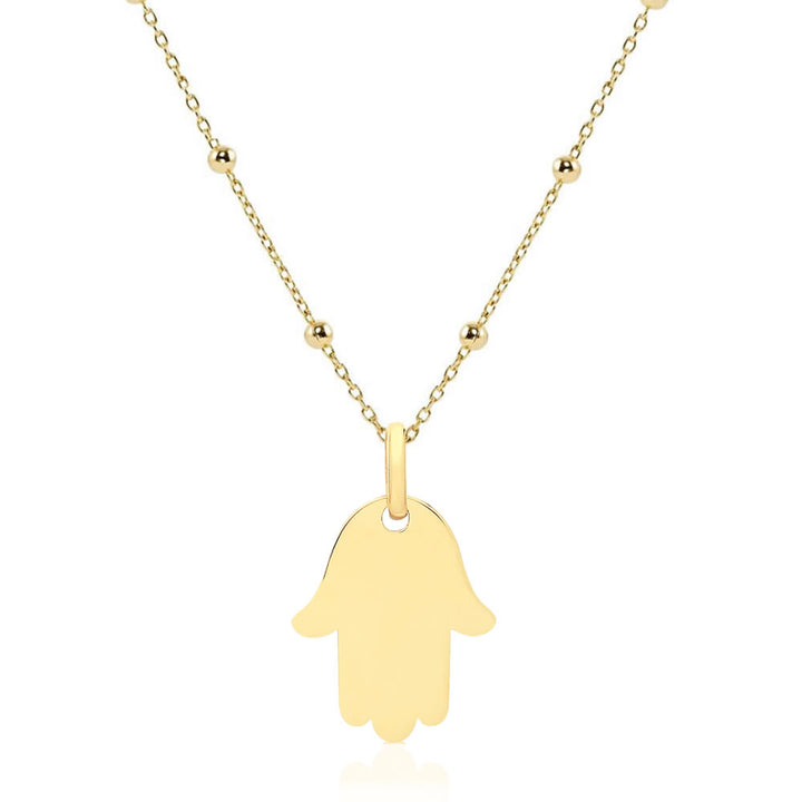 9ct Gold Hamsa Hand Pendant