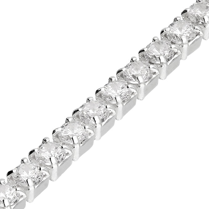 18ct White Gold 7 Stone 0.53ct Diamond Collar Necklace - Banks Lyon