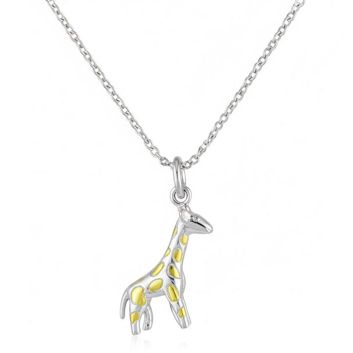 Children's Sterling Silver Giraffe Necklace
