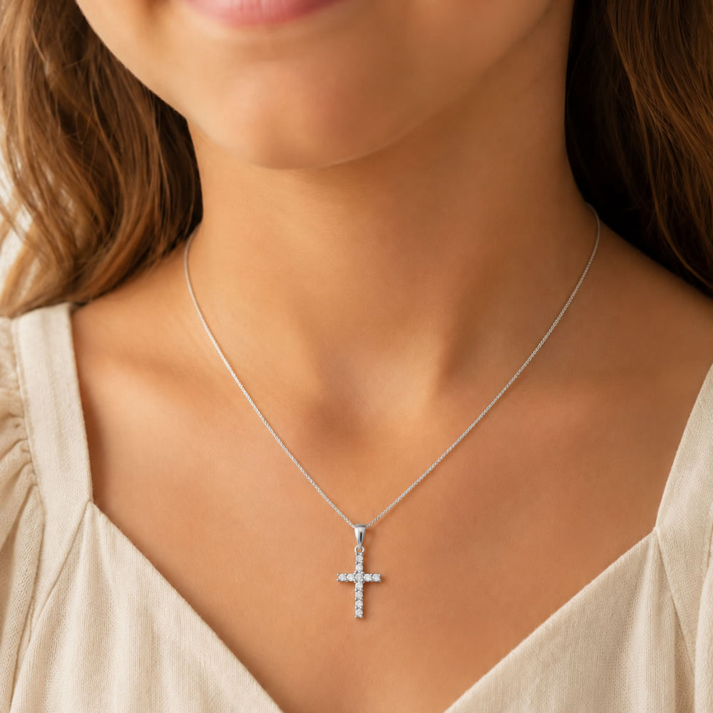Children's Sterling Silver Cross Pendant