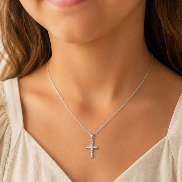 Children's Sterling Silver Cross Pendant