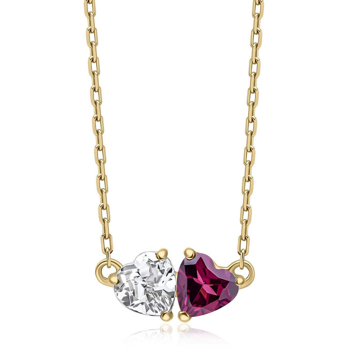 Gold heart necklace