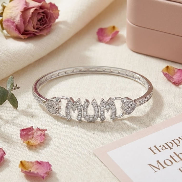 Sterling Silver MUM Bangle