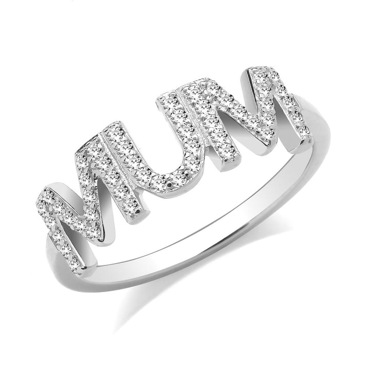 Sterling Silver MUM Ring