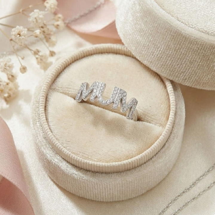 Sterling Silver MUM Ring