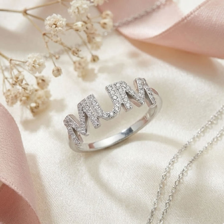 Sterling Silver MUM Ring