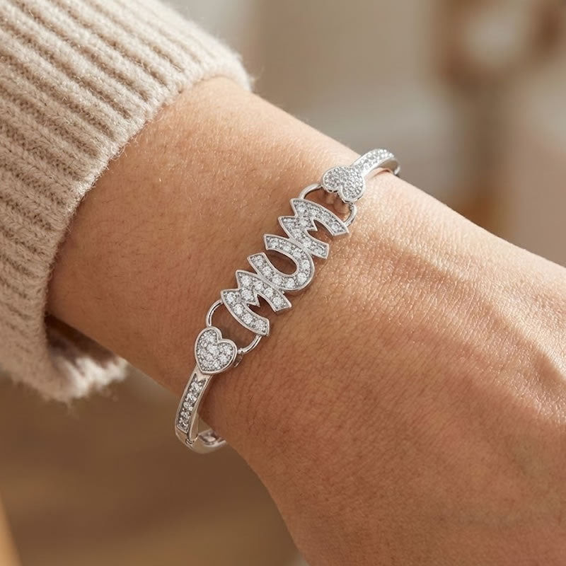 Sterling Silver MUM Bangle