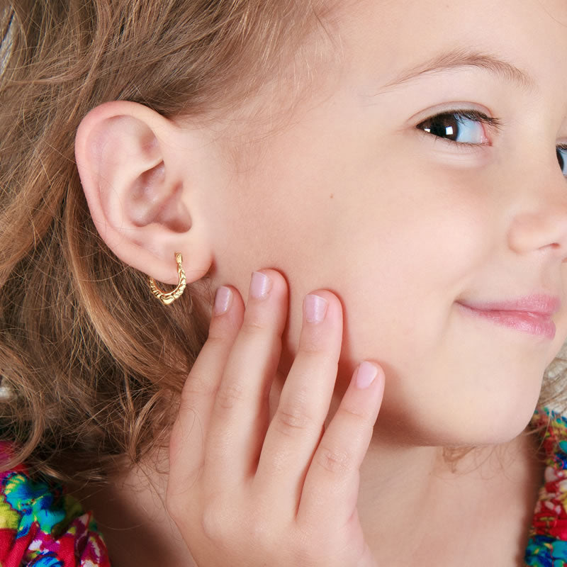 Children's 9ct Gold Creole Earrings