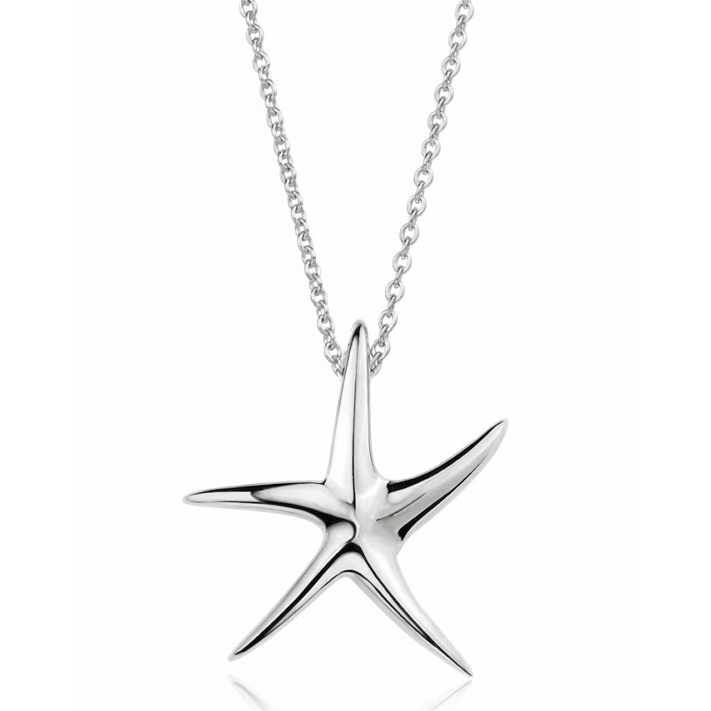 Sterling Silver Starfish Necklace