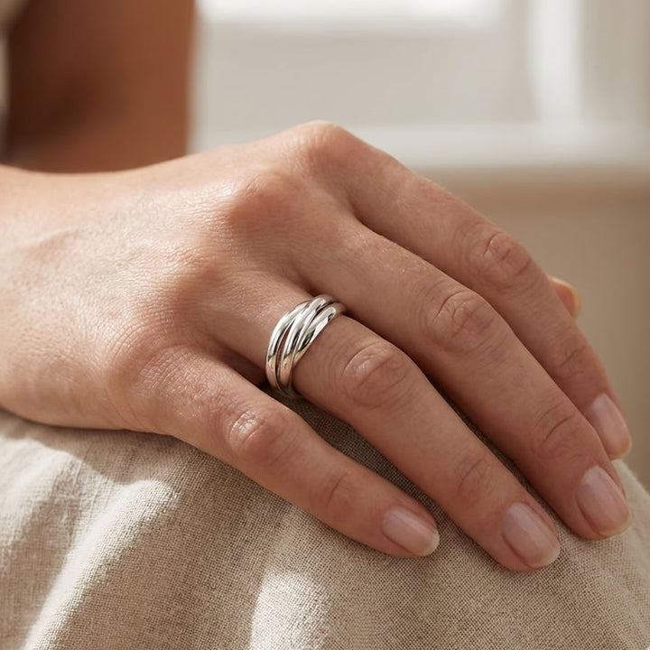 Sterling Silver Trinity Ring