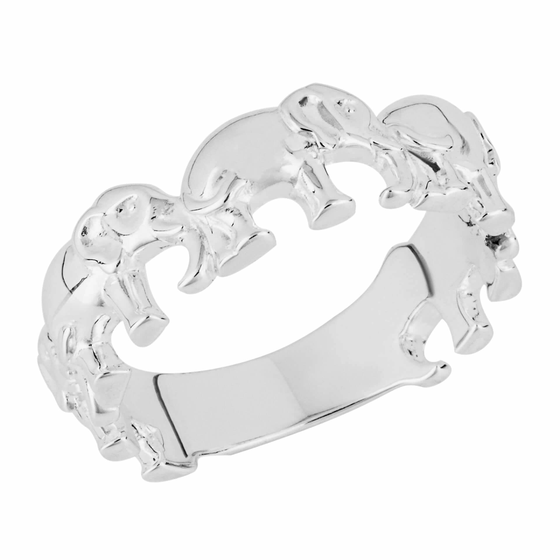 Sterling silver hot sale elephant ring