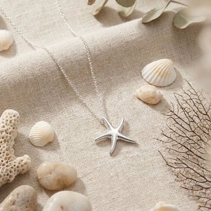 Sterling Silver Starfish Necklace