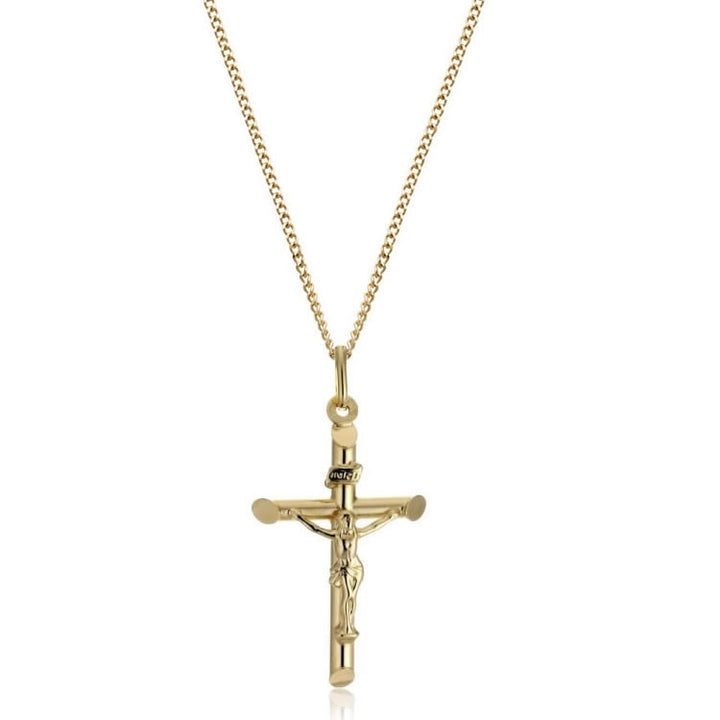Women's 9ct Gold Crucifix Pendant