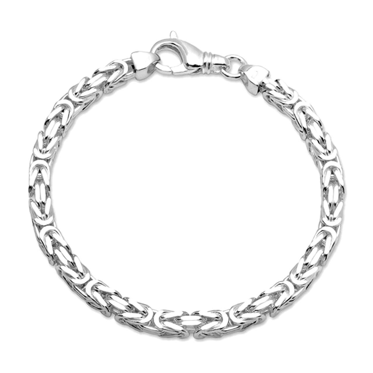 Mens solid sterling silver on sale bracelets